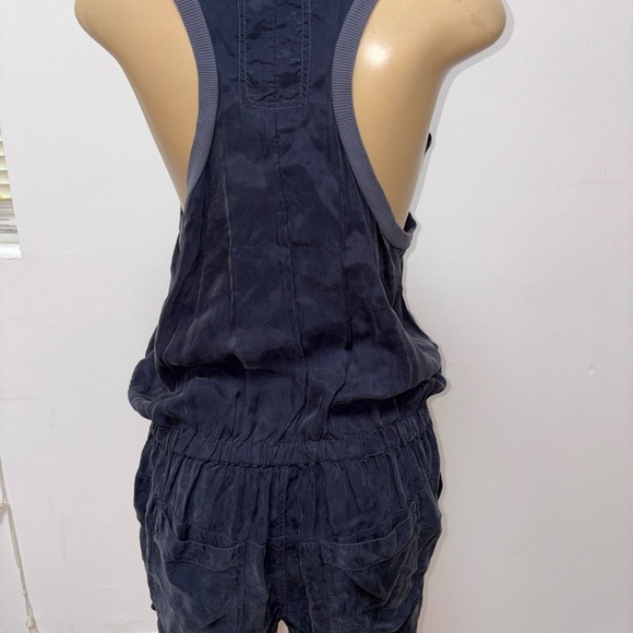Pete & Greta Racer Back Casual Drawstring Short Jumpsuit Size M - Picture 5 of 6